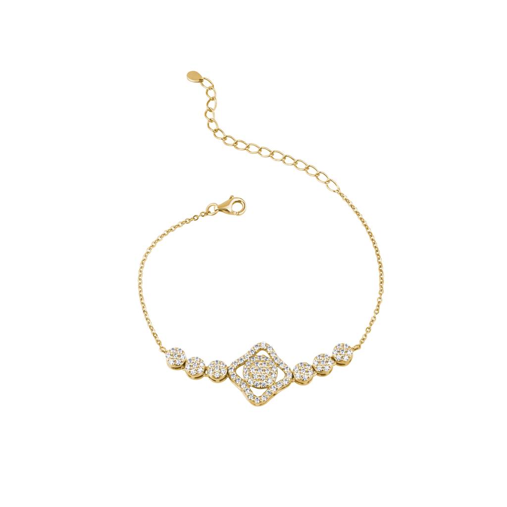 Celestial Sparkle Diamond Bracelet : KBC0021-Yellow