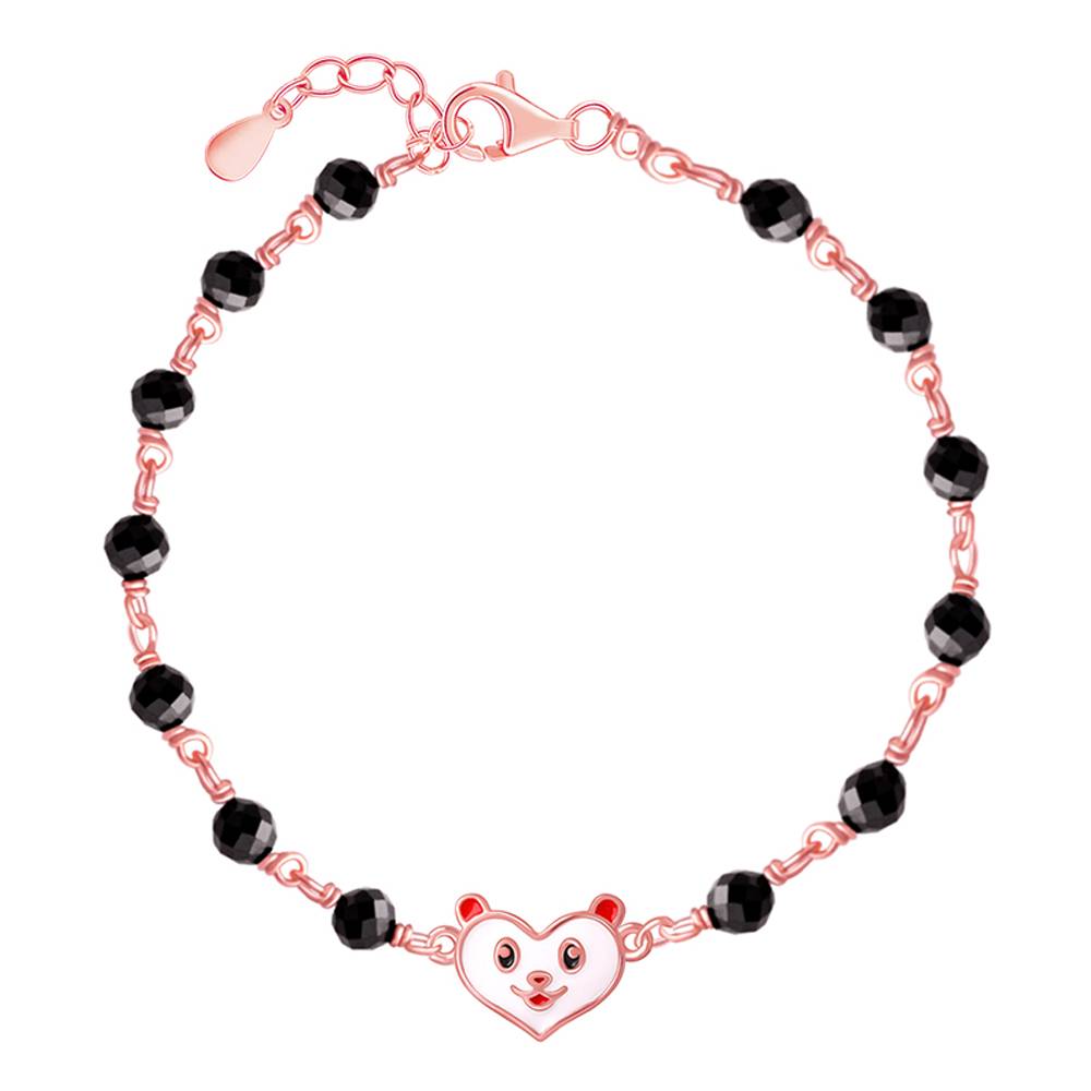 Rose Gold Cute Nazariya Boo Kids Bracelet (0 - 2Years), Adjustable : KBR026
