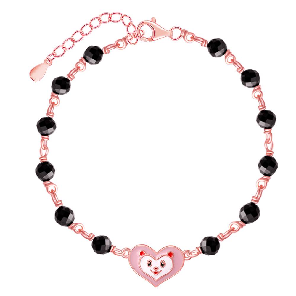 Rose Gold Nazariya Boo Kids Bracelet (0 - 2Years), Adjustable : KBR029
