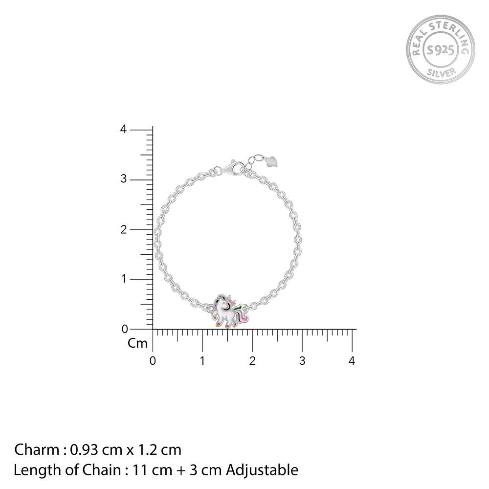 Playful Unicorn Kids Bracelet (0 - 2 Years), Adjustable : KBR046