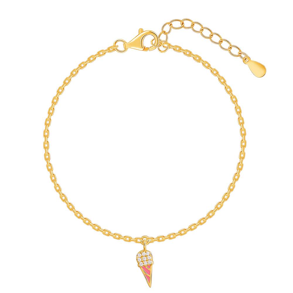 Golden Lil’ Scoop Kids Bracelet (0 - 2 Years), Adjustable : KBR063