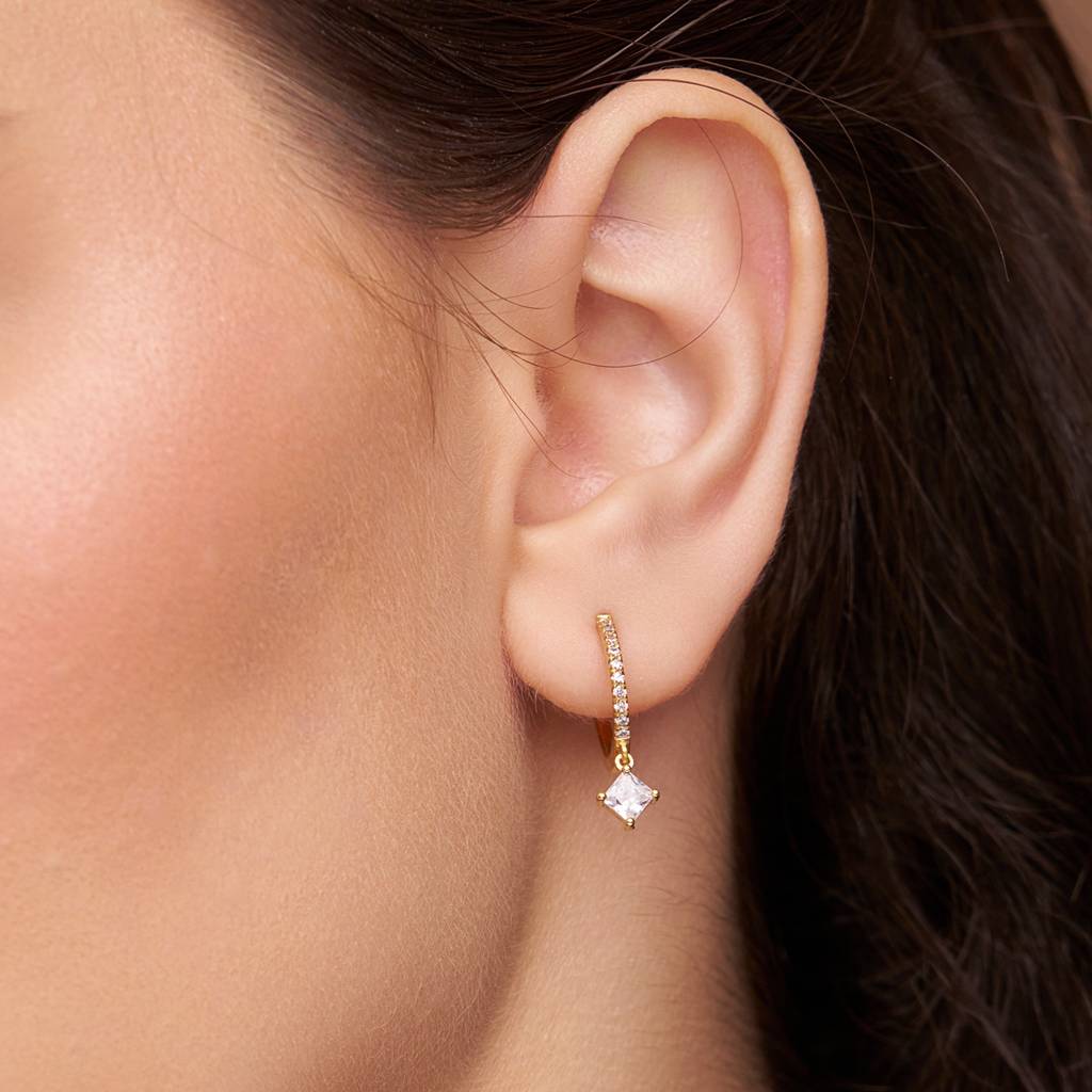Twilight Sparkle Drop Earring : KED0008-RoseGold