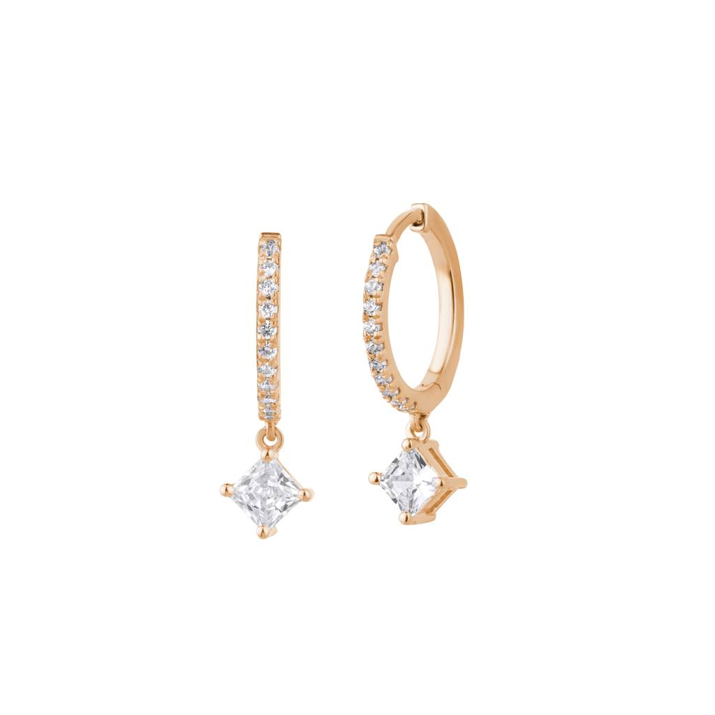 Twilight Sparkle Drop Earring : KED0008-RoseGold