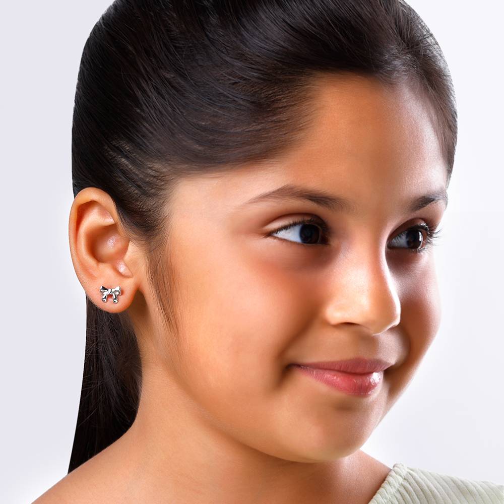 Pretty Bow Kids Stud Earrings : KER013