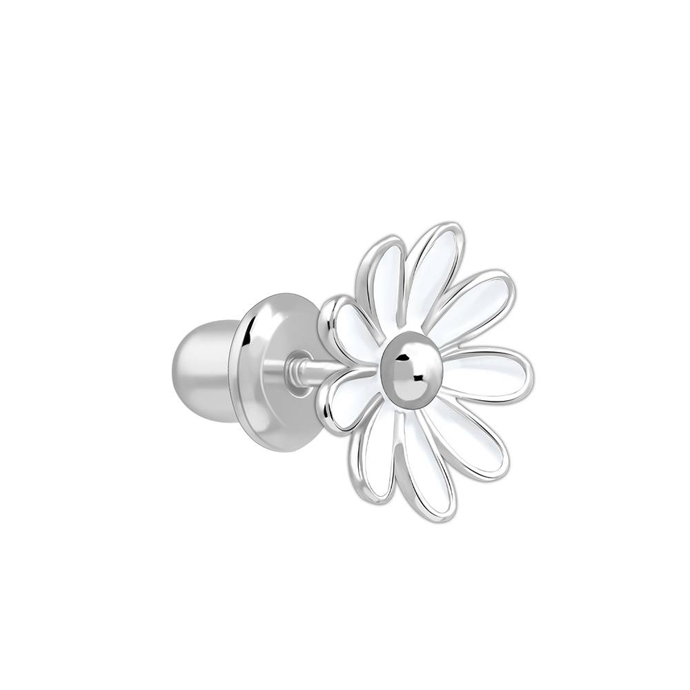 Snow Daisy Kids Studs : KER019