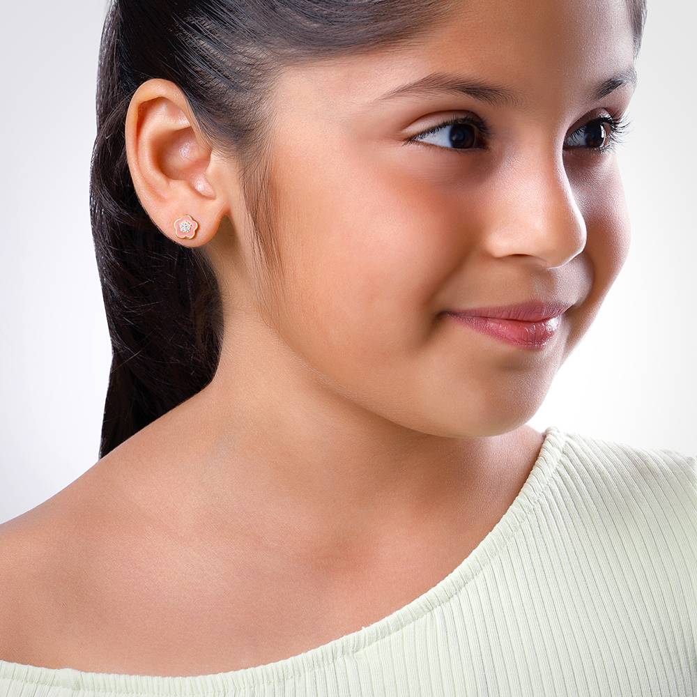 Blush Pixie Kids Studs : KER020