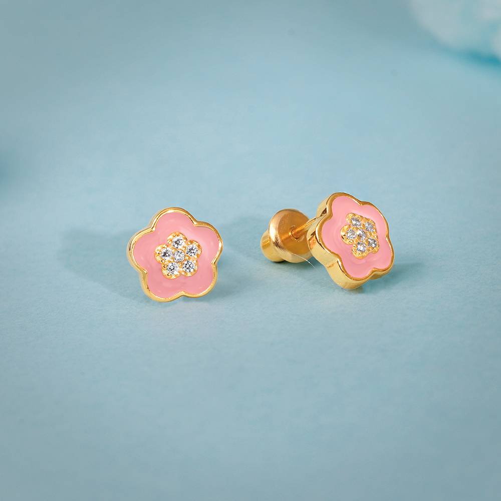 Blush Pixie Kids Studs : KER020