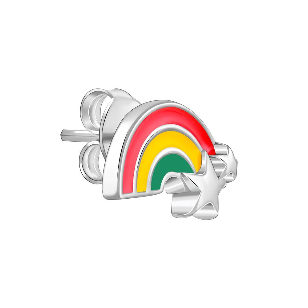 925 Silver Rainbow Hug Kids Studs | Studs To Gift Kids : KER026