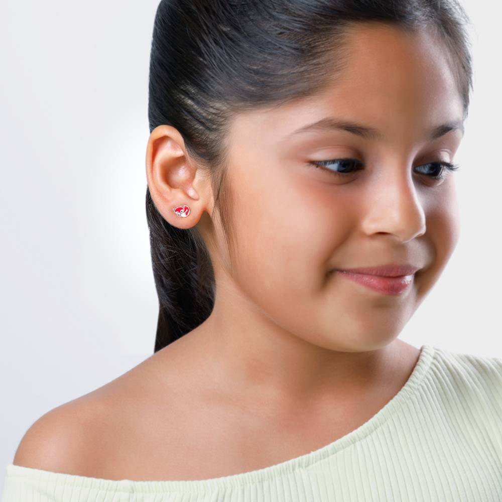 925 Silver Foxy Kids Studs : KER033