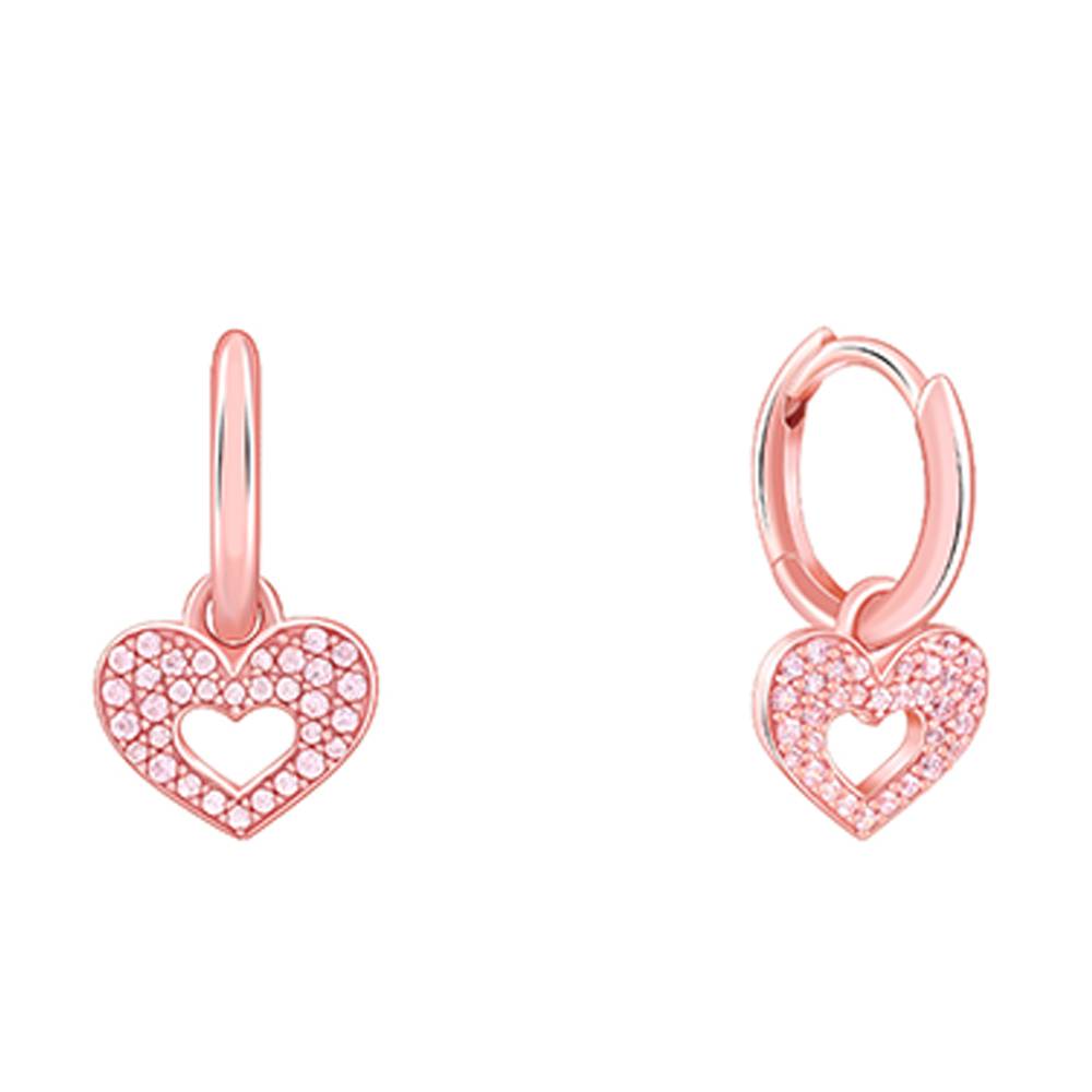 Giva 925 Silver Rose Gold Forever Beat Kids Earrings : KER03