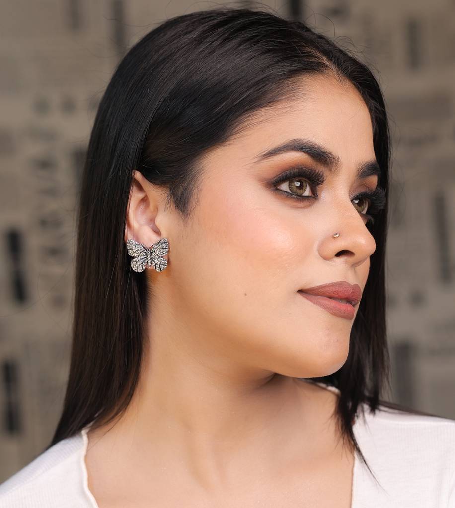 Antique Butterfly Earrings : KER625