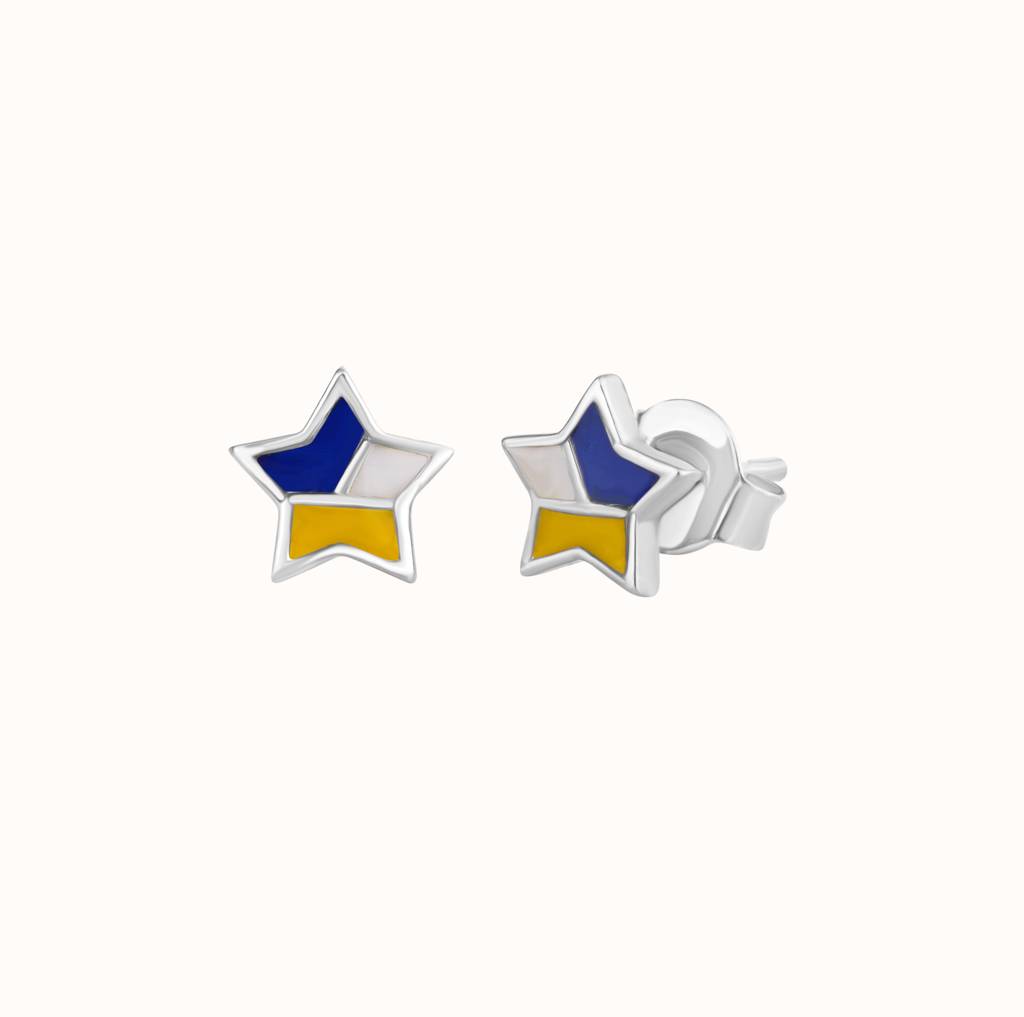 Starlight Symphony Silver Stud : KES0005-Silver