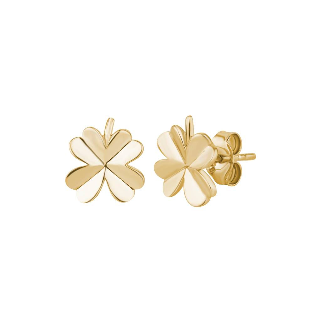 Flower Style Stud Earring : KES0015-Yellow