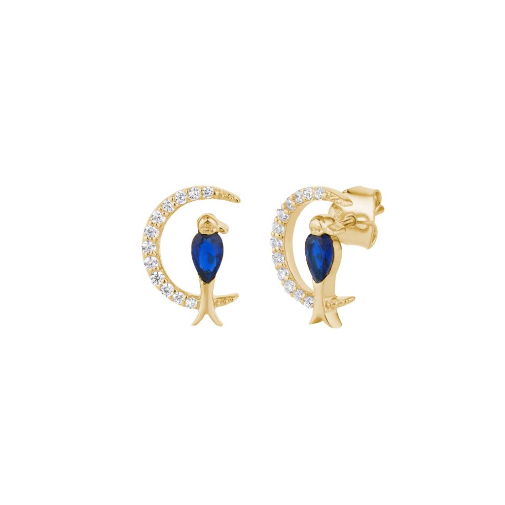 Vibrant Parrot Style Fashion Earring : KES0017-Yellow