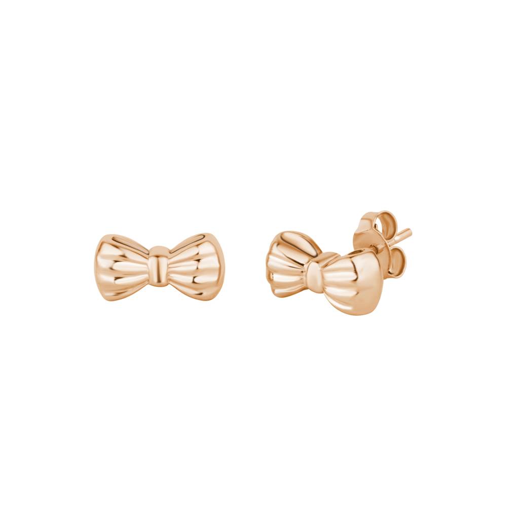 Chic Bow Tie Design Stud : KES0018-RoseGold