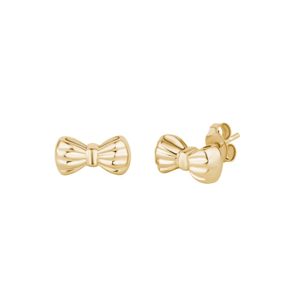Chic Bow Tie Design Stud : KES0018-Yellow