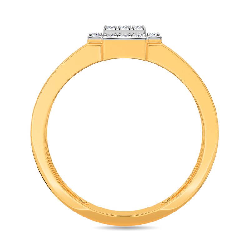 Kisna 14K Yellow Si Diamond Gold Rings For Men | Gabriel