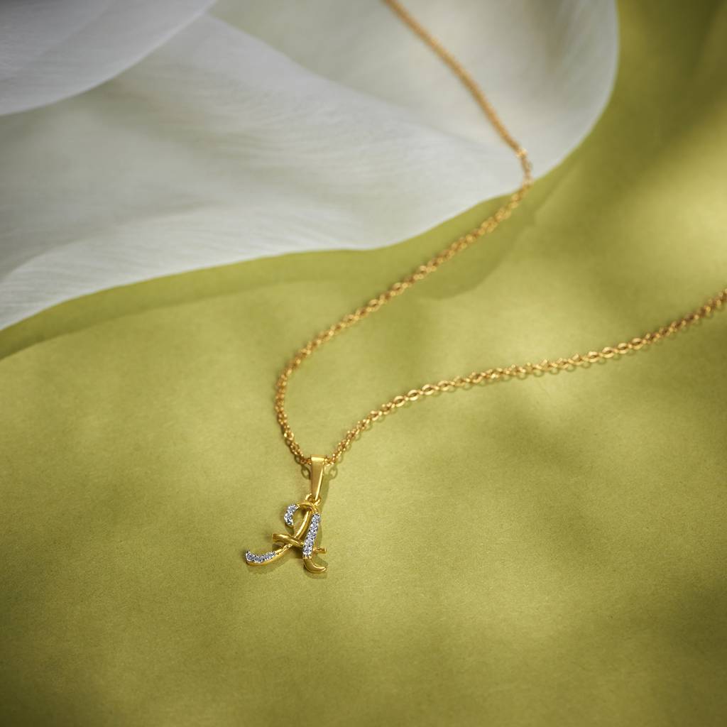 Kisna 14K Yellow Gold Emmmie Diamond Pendant Kisna 14K Yellow