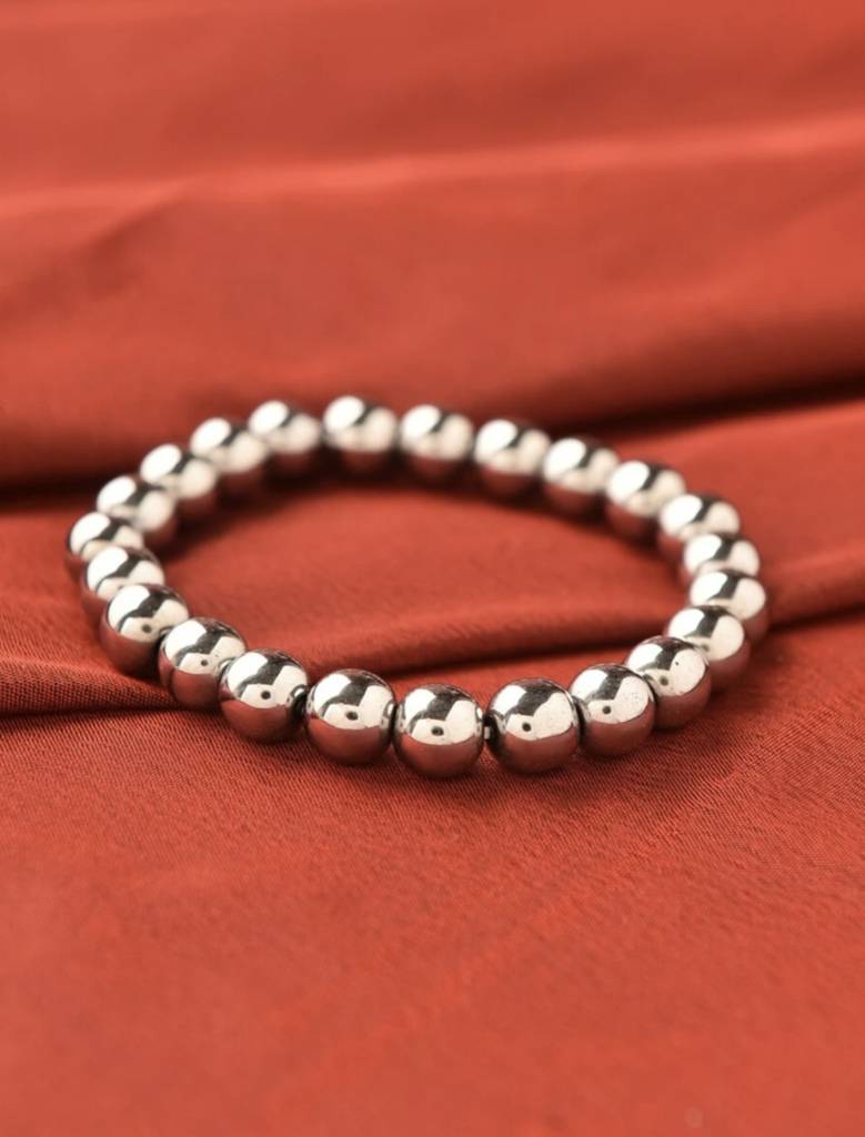 Natural Hematite Bracelet Stack : KJ-BE-015