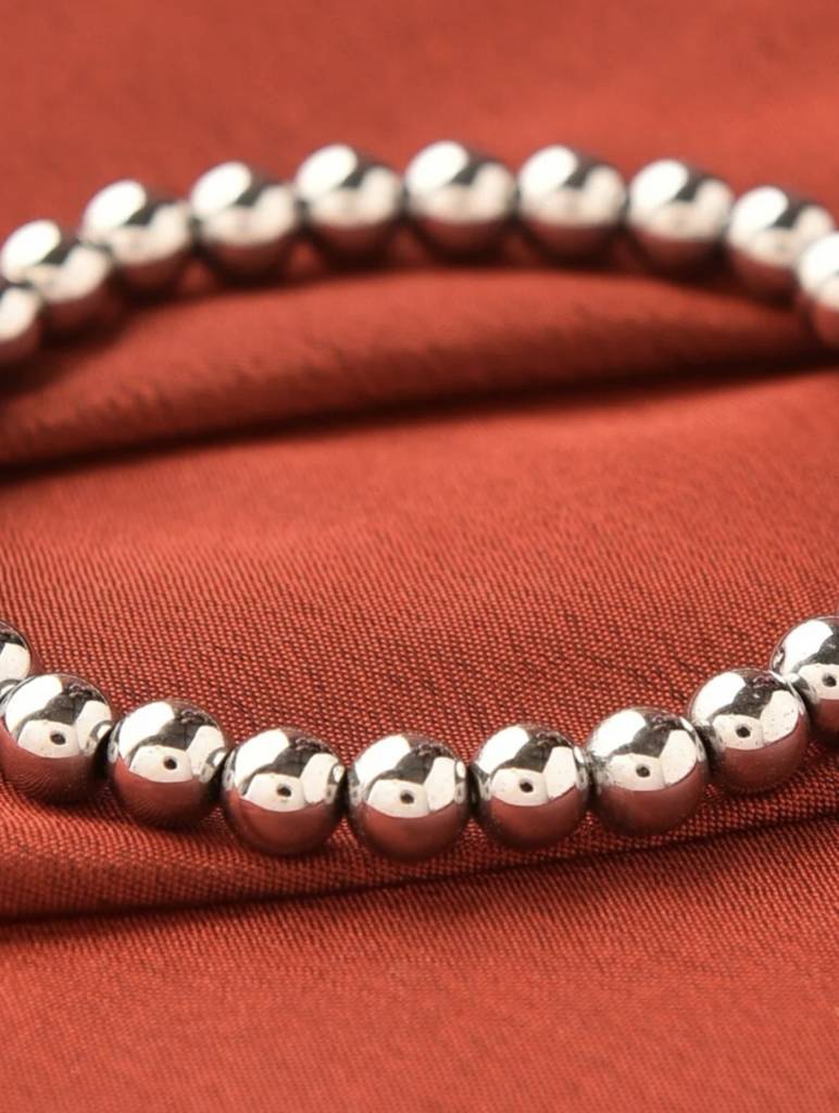 Natural Hematite Bracelet Stack : KJ-BE-015