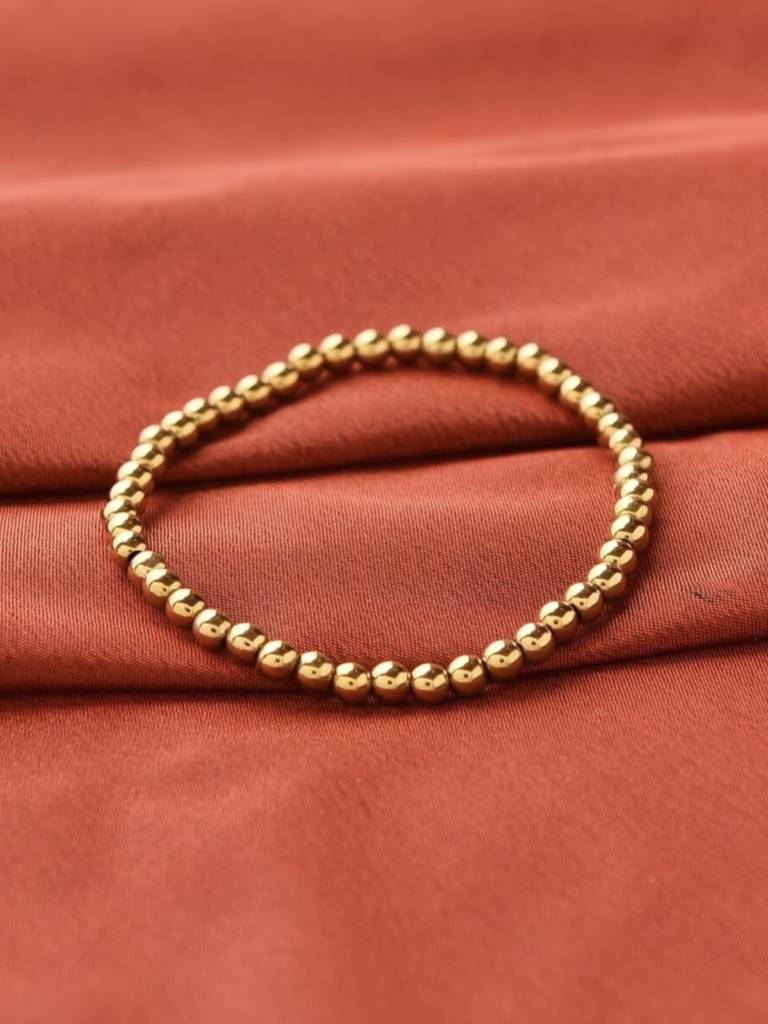 Natural Hematite Bracelet Stack : KJ-BE-019