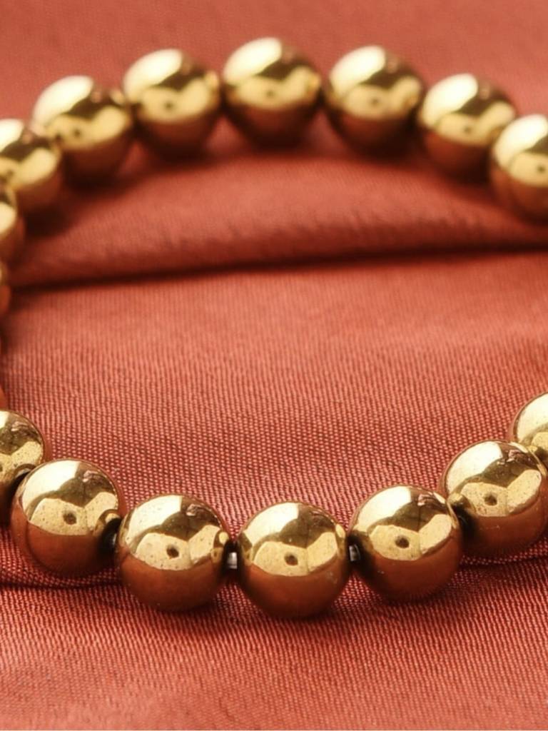 Natural Hematite Bracelet Stack : KJ-BE-019