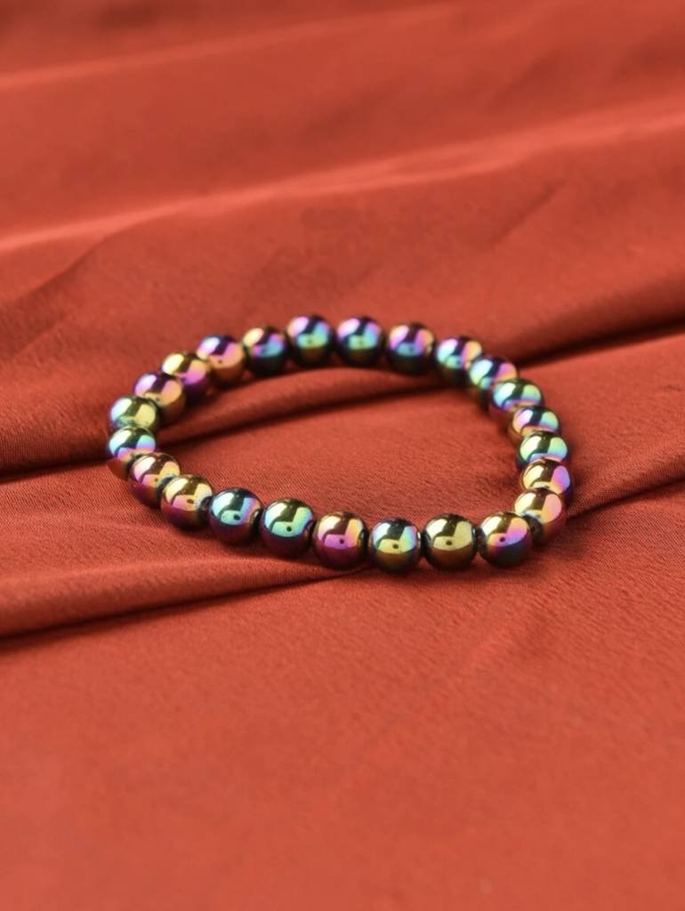 Natural Hematite Bracelet Stack-Kj-Be-020 : KJ-BE-020