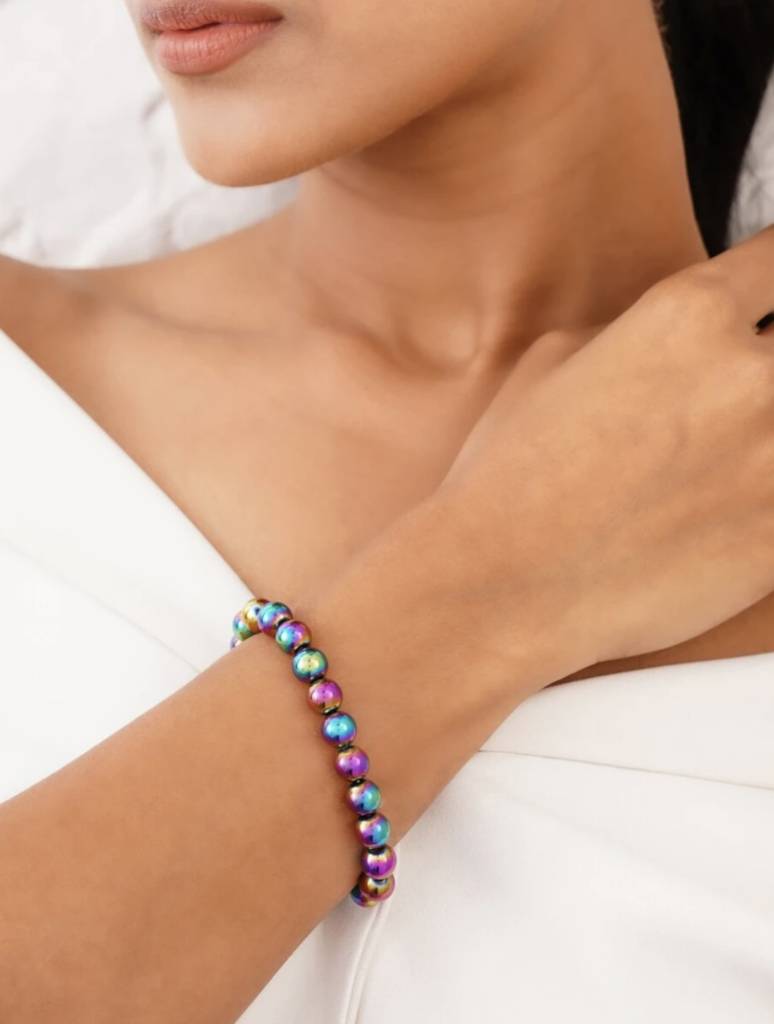 Natural Hematite Bracelet : KJ-BE-023