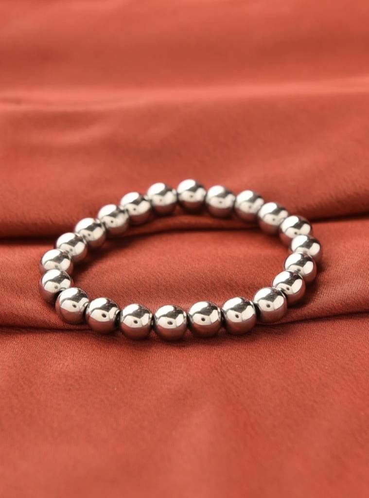 Natural Hematite Bracelet Stack : KJ-BE-024