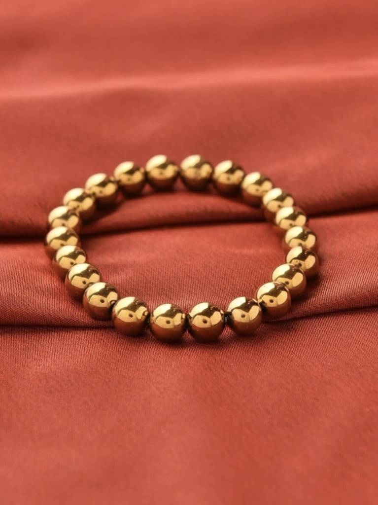 Natural Hematite Bracelet Stack : KJ-BE-024