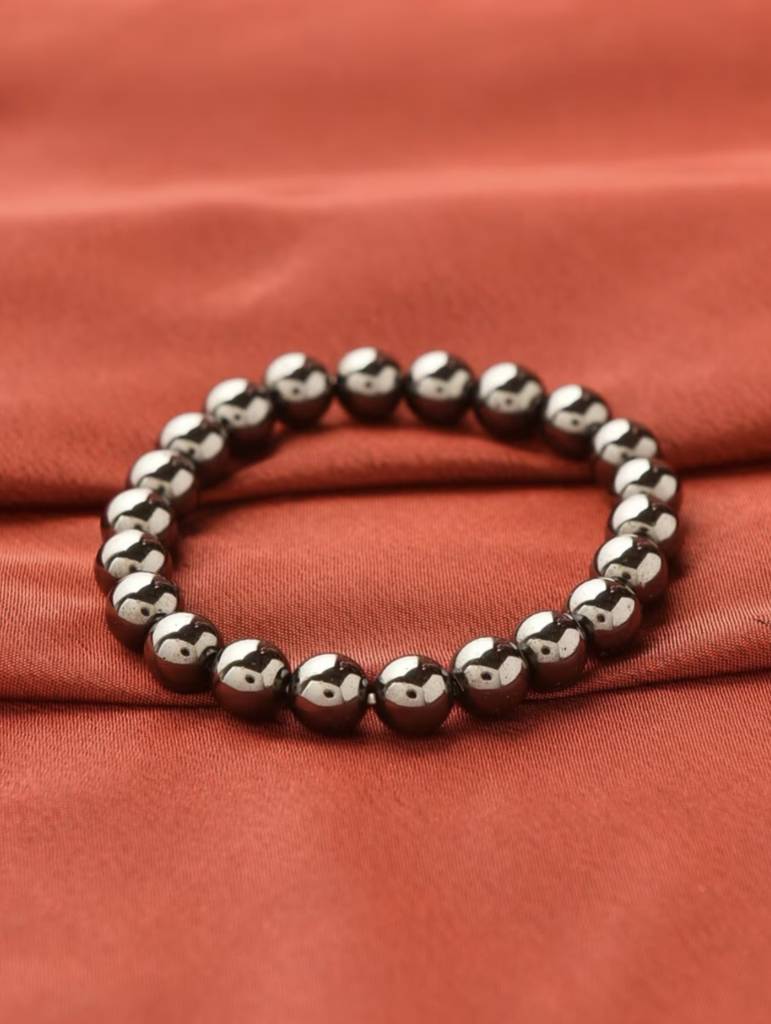 Natural Hematite Bracelet Stack : KJ-BE-024