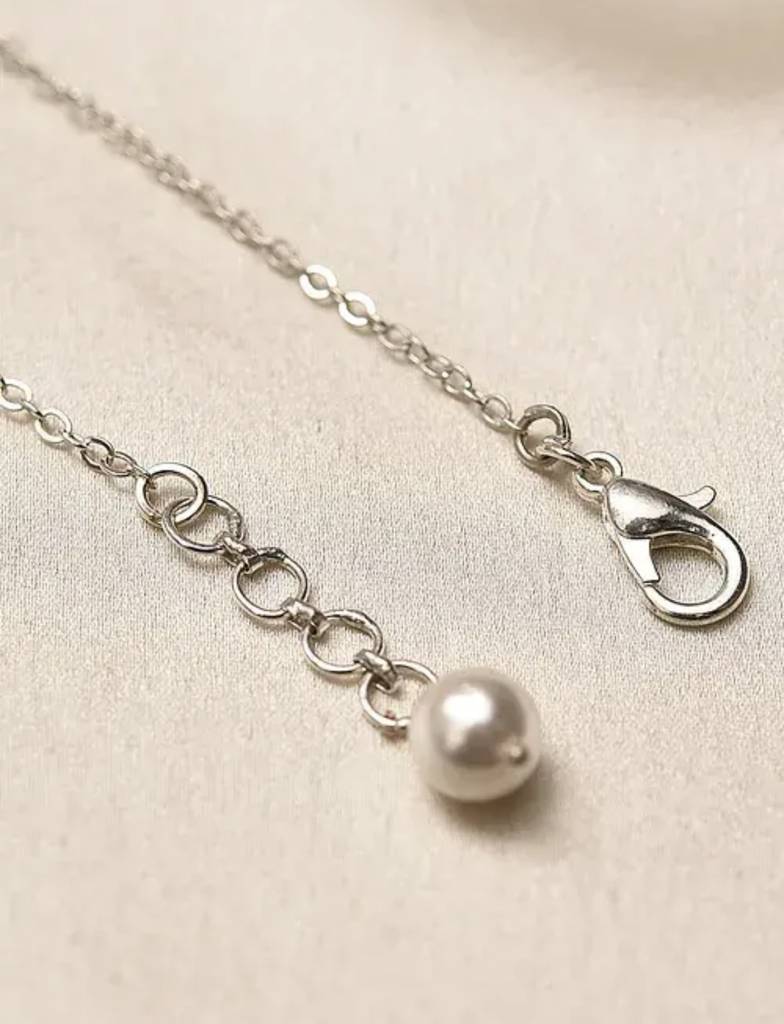 Semi Precious Gemstone And Pearl Anklets For Women : KJ-CC-016