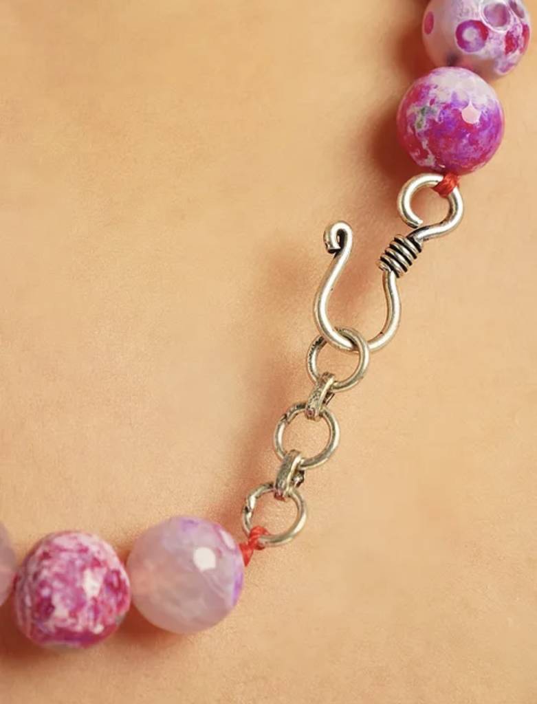 Quartz Semi Precious Gemstone Necklace : KJ123