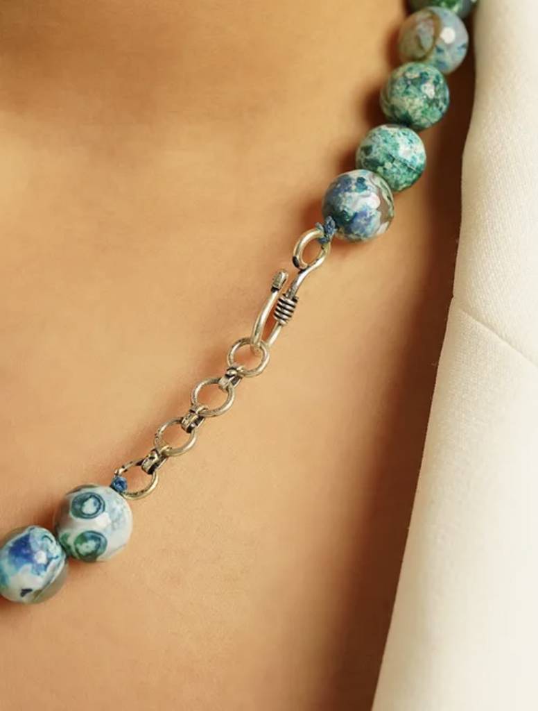 Quartz Semi Precious Gemstone Necklace : KJ124