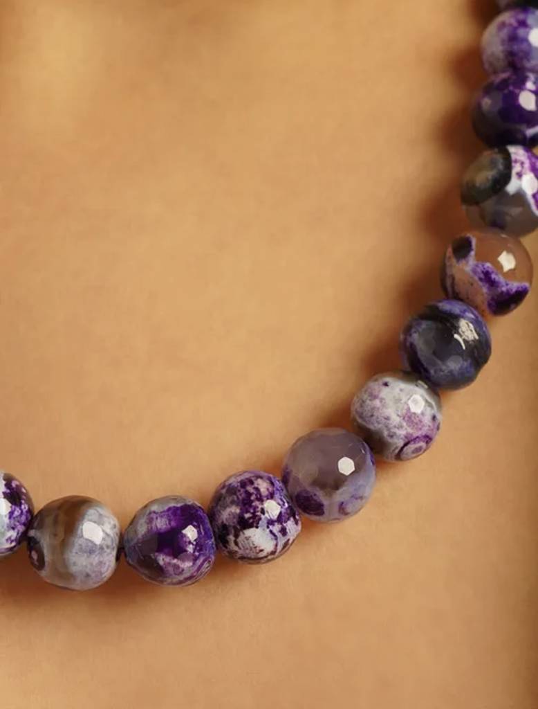 Quartz Semi Precious Gemstone Necklace : KJ126