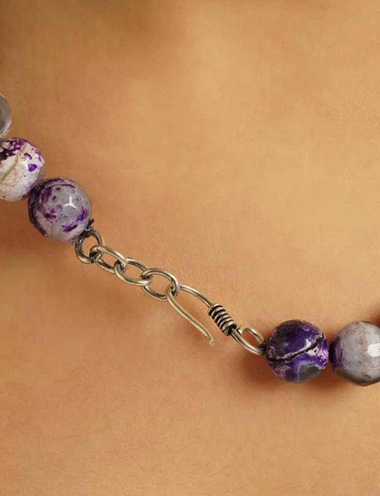 Quartz Semi Precious Gemstone Necklace : KJ126