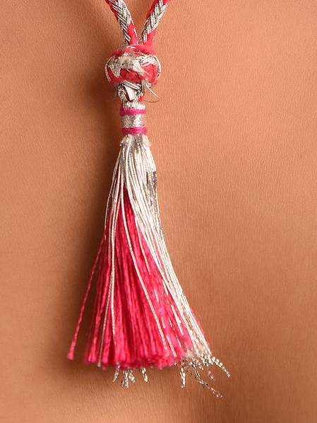 Rose Quartz Semi Precious Gemstone  Layered Necklace : KJ154