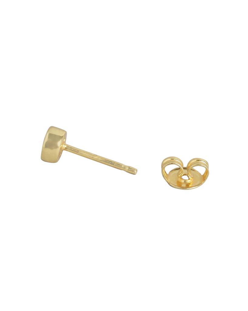 Carlton London Girls Set Of 2 Gold-Plated Heart Shaped Studs Earrings : KJES109