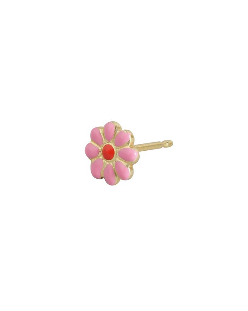 Carlton London Girls Set Of 2 Gold-Plated Floral Studs Earrings : KJES110
