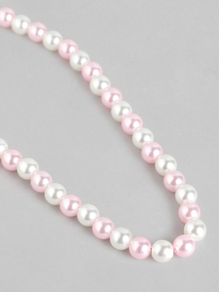 Girls Pack Of 3 Gold-Plated Enamelled Necklaces : KJS084