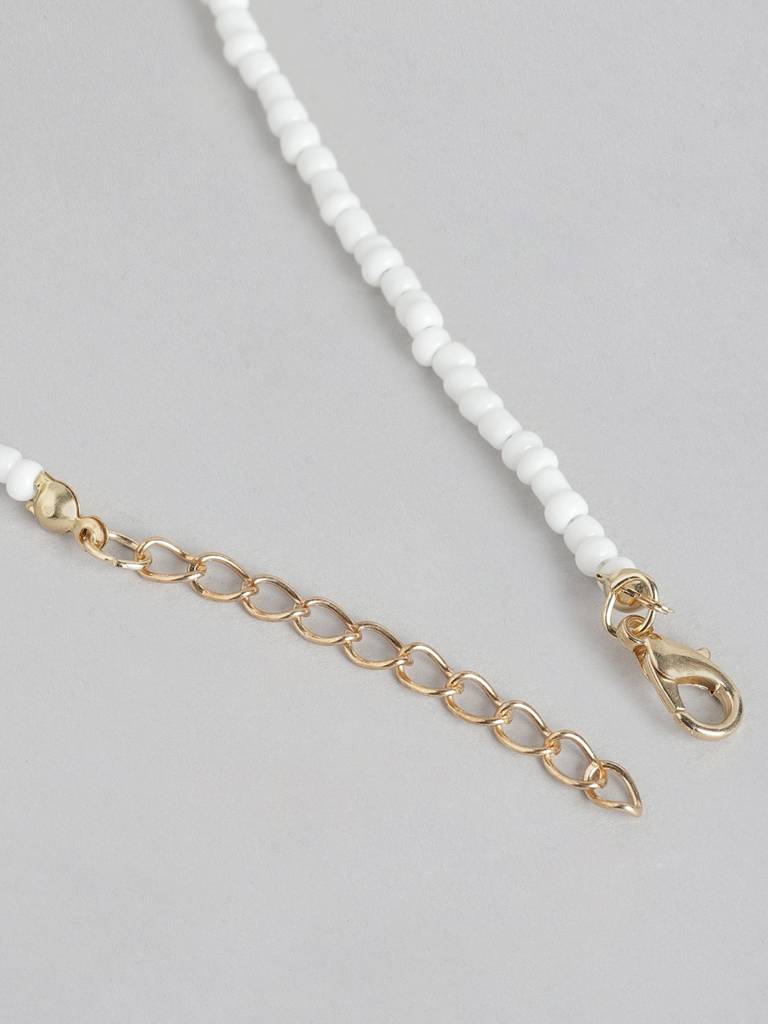 Girls Pack Of 2 Gold-Plated Necklace : KJS086