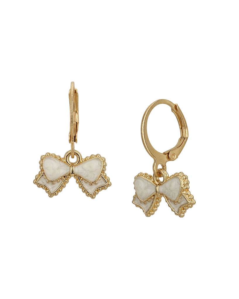 Girls Gold-Plated Pearls Enamelled Jewellery Set : KJS089