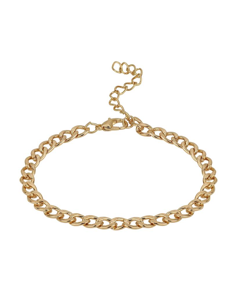 Carlton London Girls Set Of 3 Cubic Zirconia Studded Enamelled Gold-Plated Bracelets : KJS096