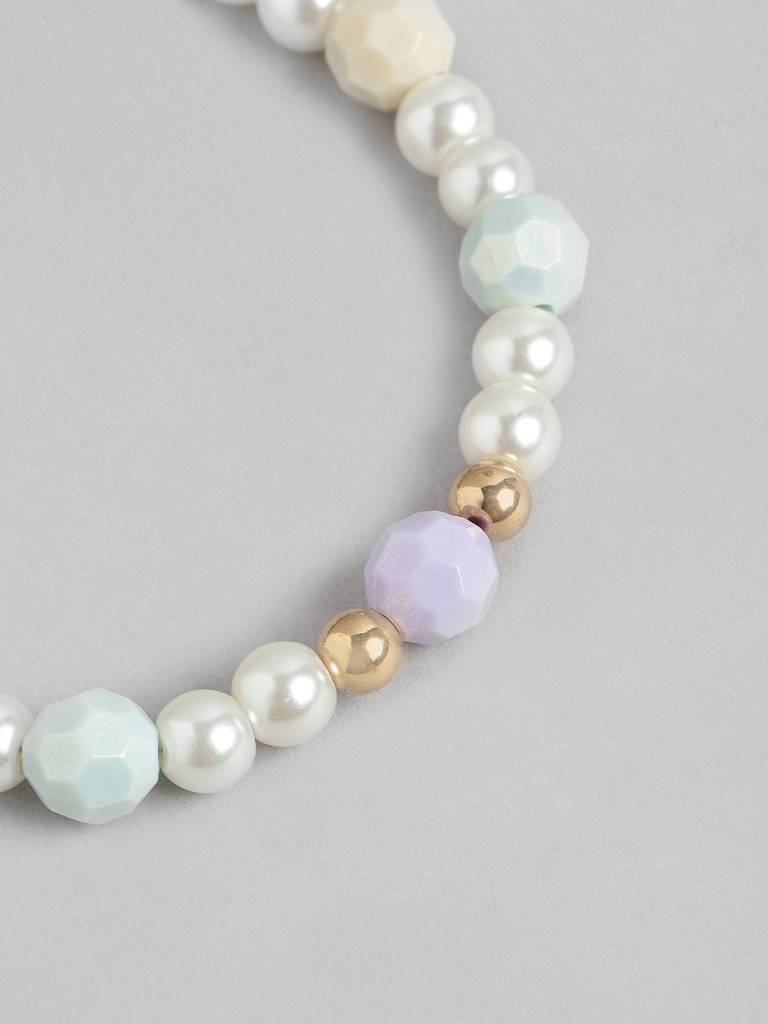 Girls Gold-Plated Pearl Jewellery Set : KJS112