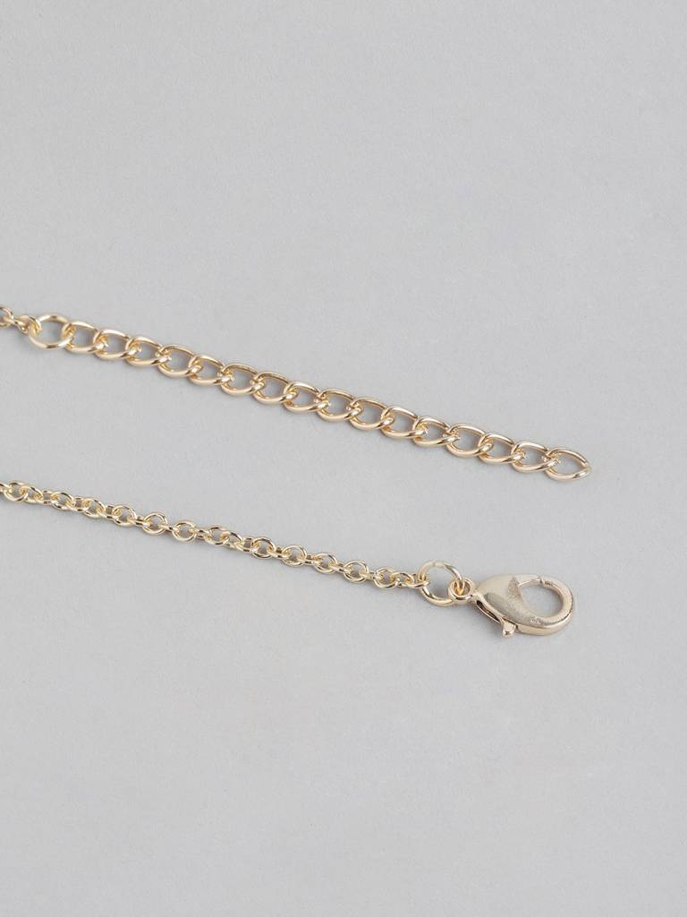 Girls Gold-Plated Pearl Jewellery Set : KJS112