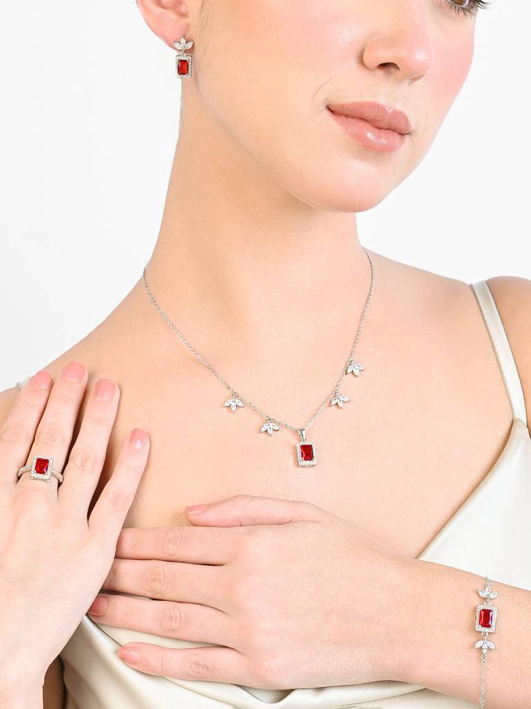 Aurora Gemstone Jewellery Set : KJS25