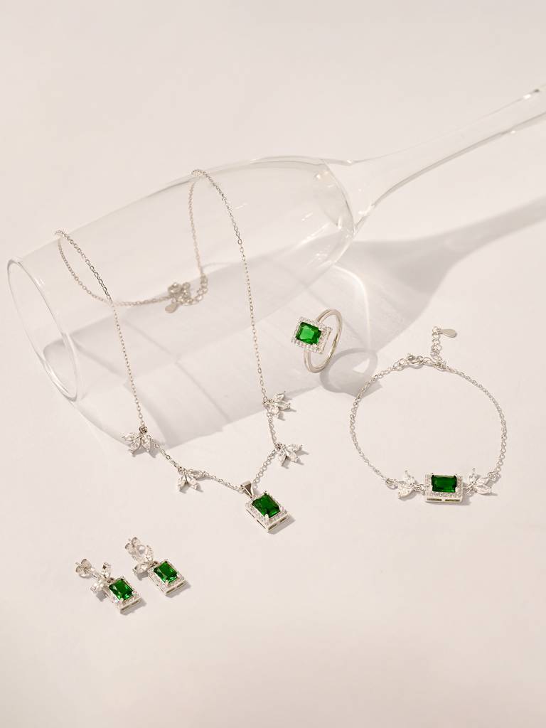 Aurora Gemstone Jewellery Set : KJS33