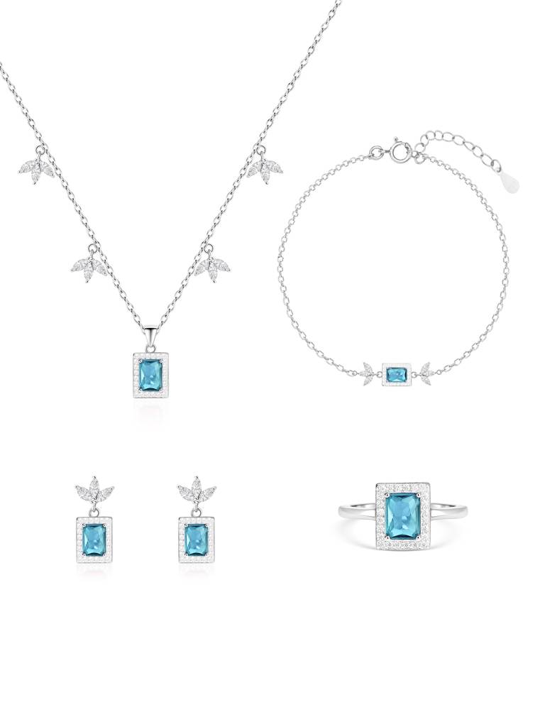 Aurora Gemstone Jewellery Set : KJS45