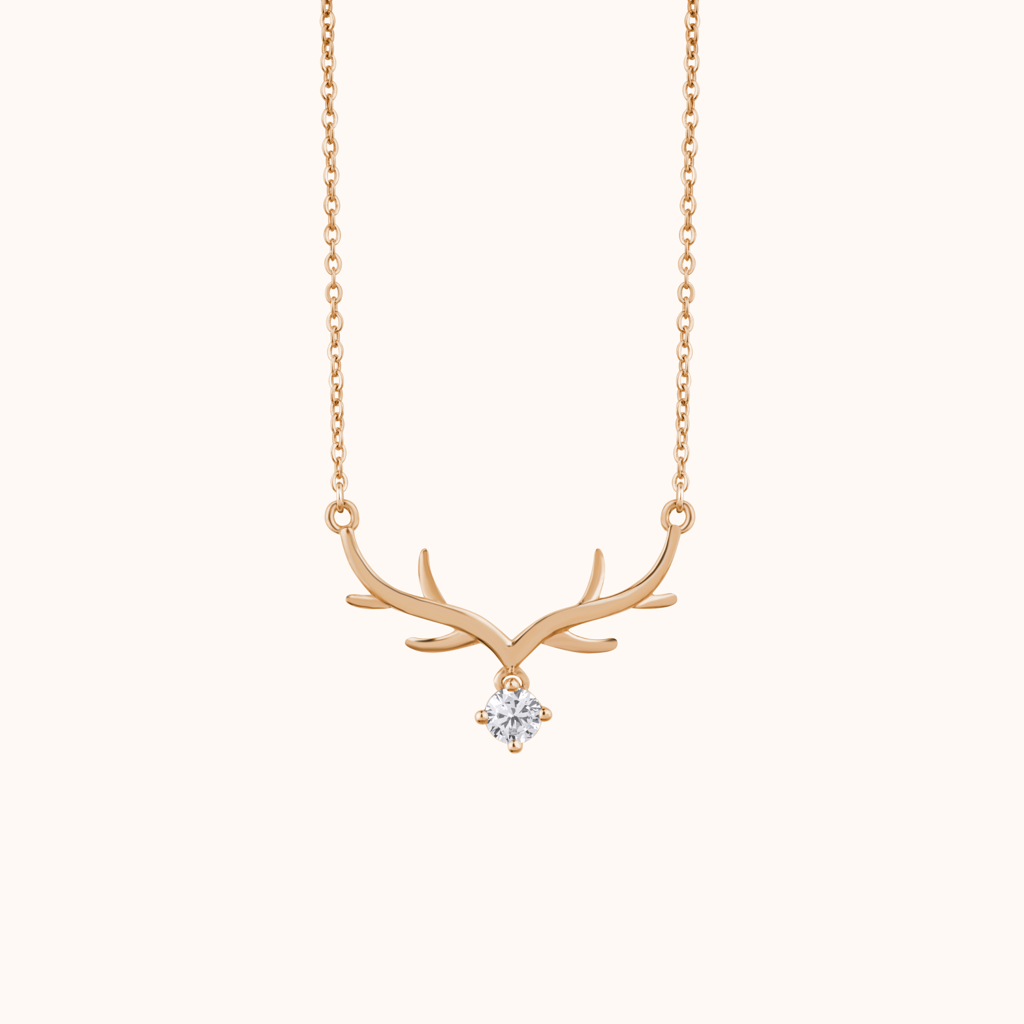 Minimalist Antler Necklace : KNC0003