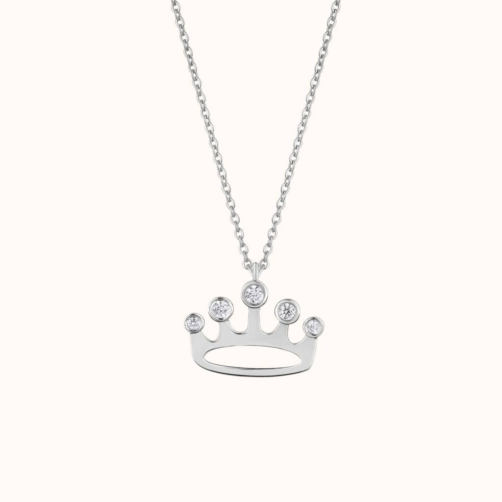 Queen Crown Logo Neckalce : KNC0026